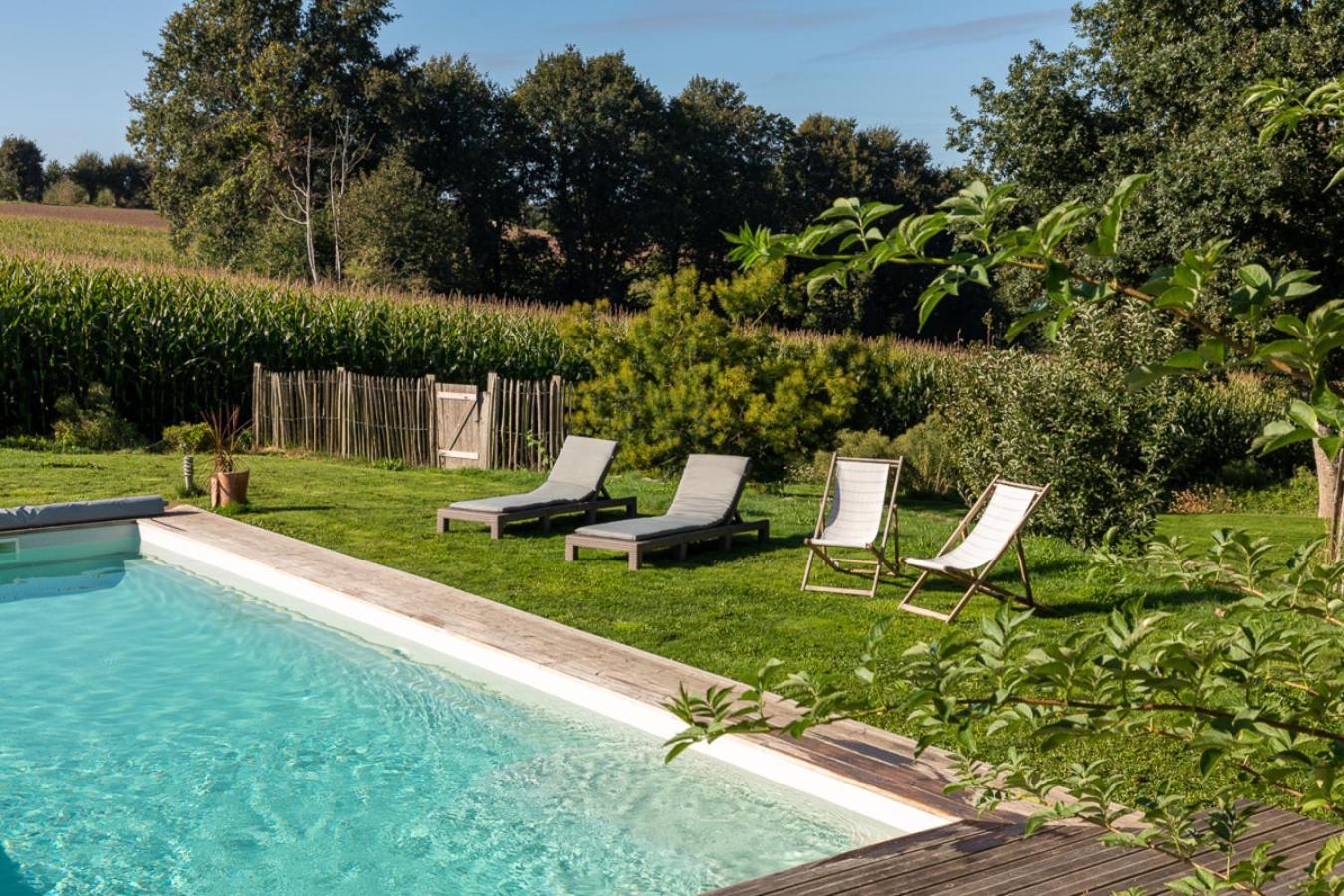 Domaine Du Kelenn, Maison D'Hotes De Charme Avec Piscine Caden Kültér fotó